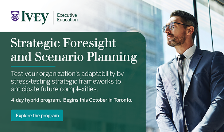 Strategic Foresight, Scenario Planning